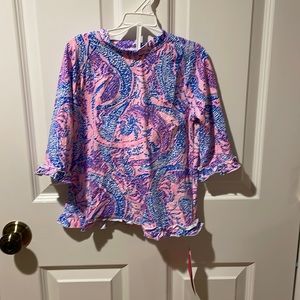 Lilly Pulitzer Clara rash guard 2 piece.